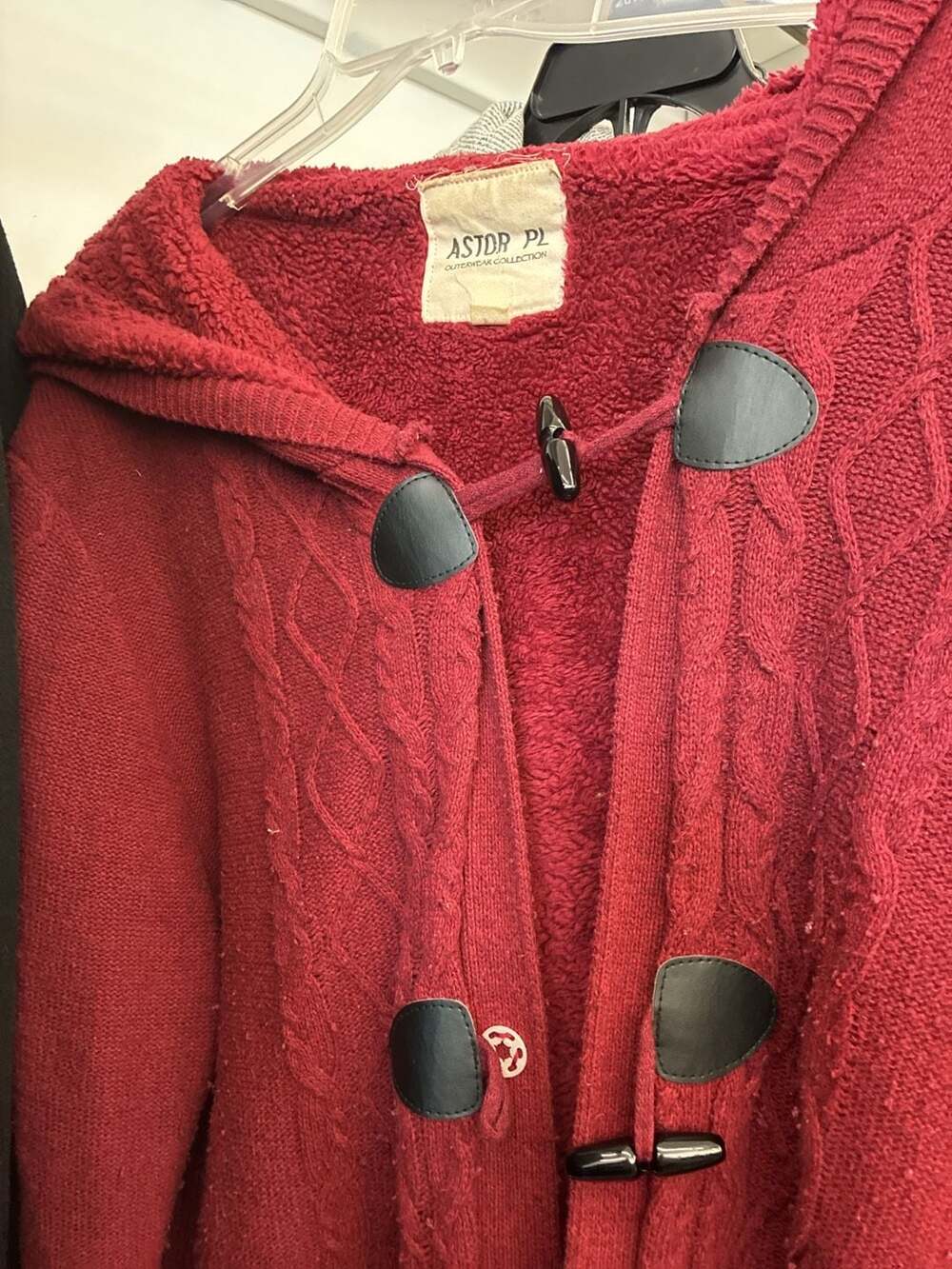 Hooded Cardigan Kala Acana Brick – ,